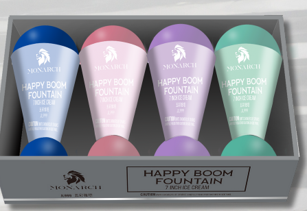 五彩锥塔（混装4 效果）